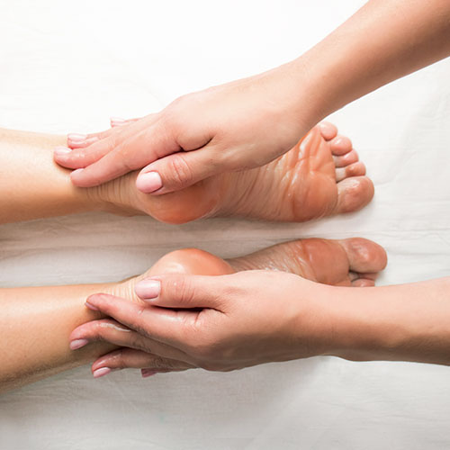 masaje relajante de pies