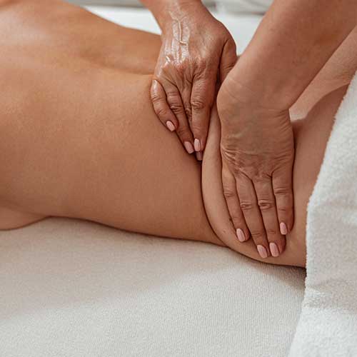 define el contorno corporal con masajes